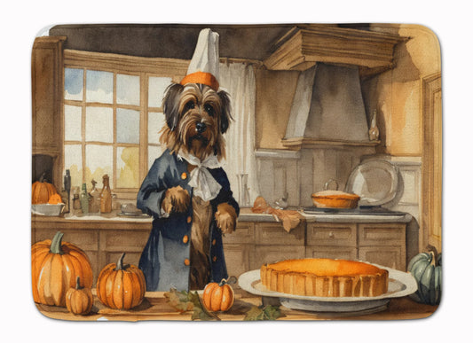 Briard Fall Kitchen Pumpkins Memory Foam Kitchen Mat